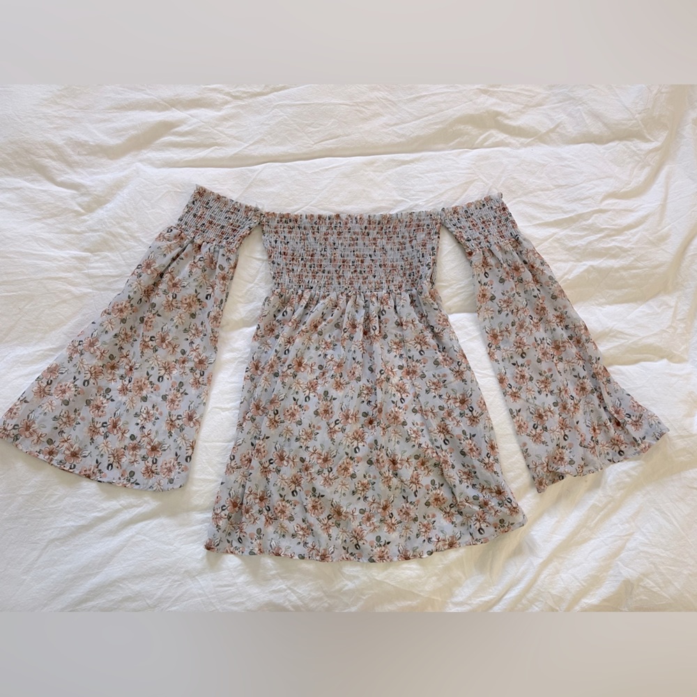 Floral Baby Doll Top Size M